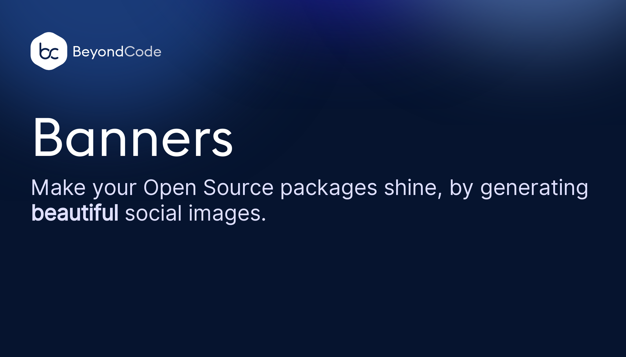 Social Image Generator for Open Source packages - Beyond Code