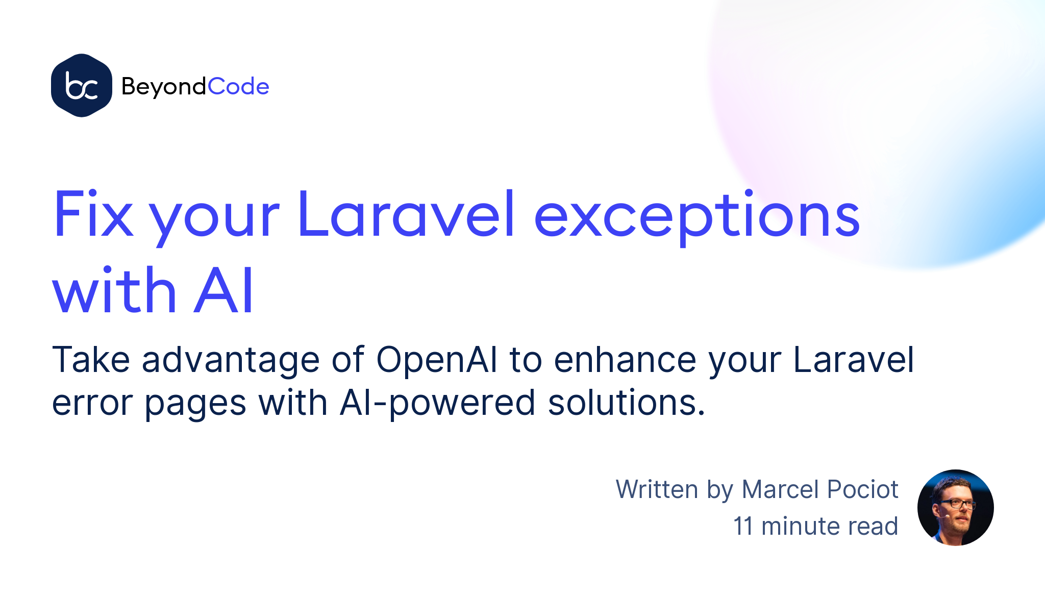 Fix your Laravel exceptions with AI - Beyond Code